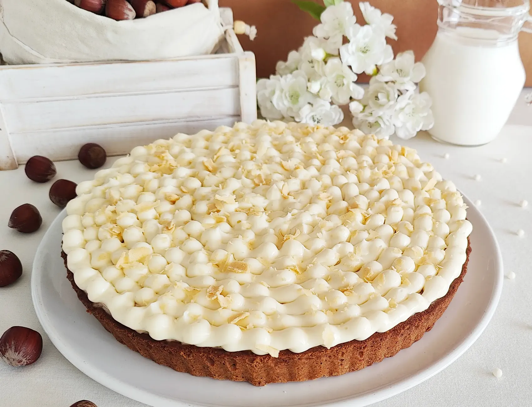 Happy Hippo Milk and Hazelnut Tart