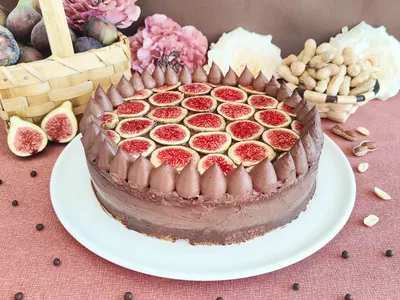 Fig peanut chocolate daquoise