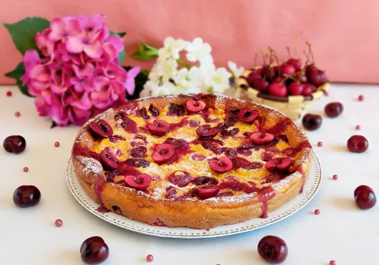 Clafoutis de cerezas