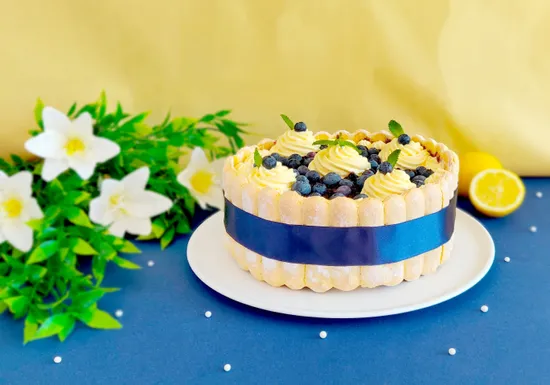 Lemon Blueberry Charlotte