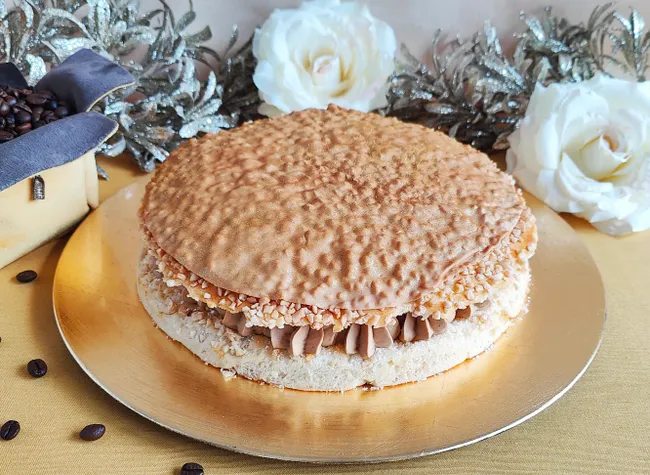 Brioche with coffee cream