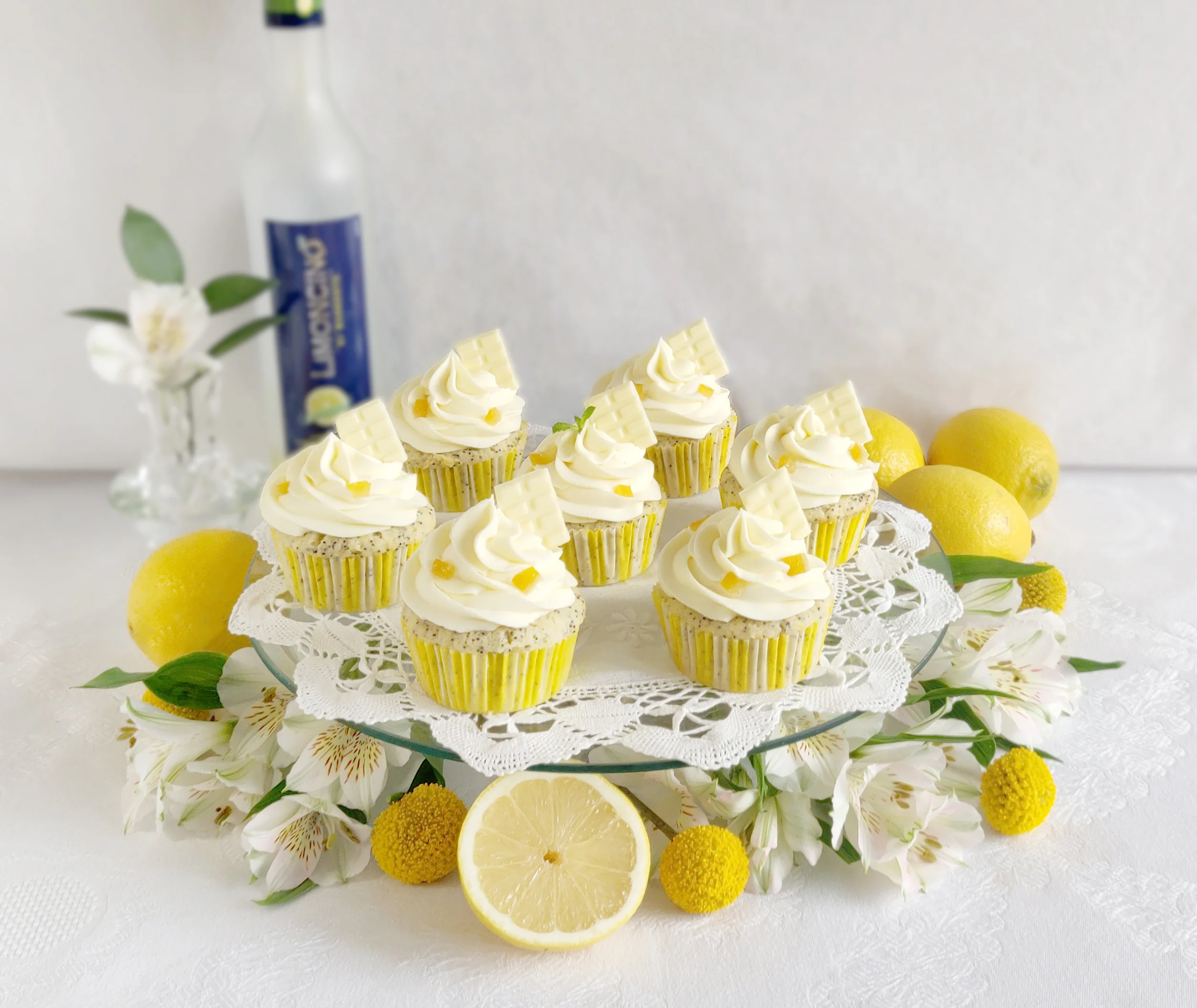 Cupcakes de limón y jengibre