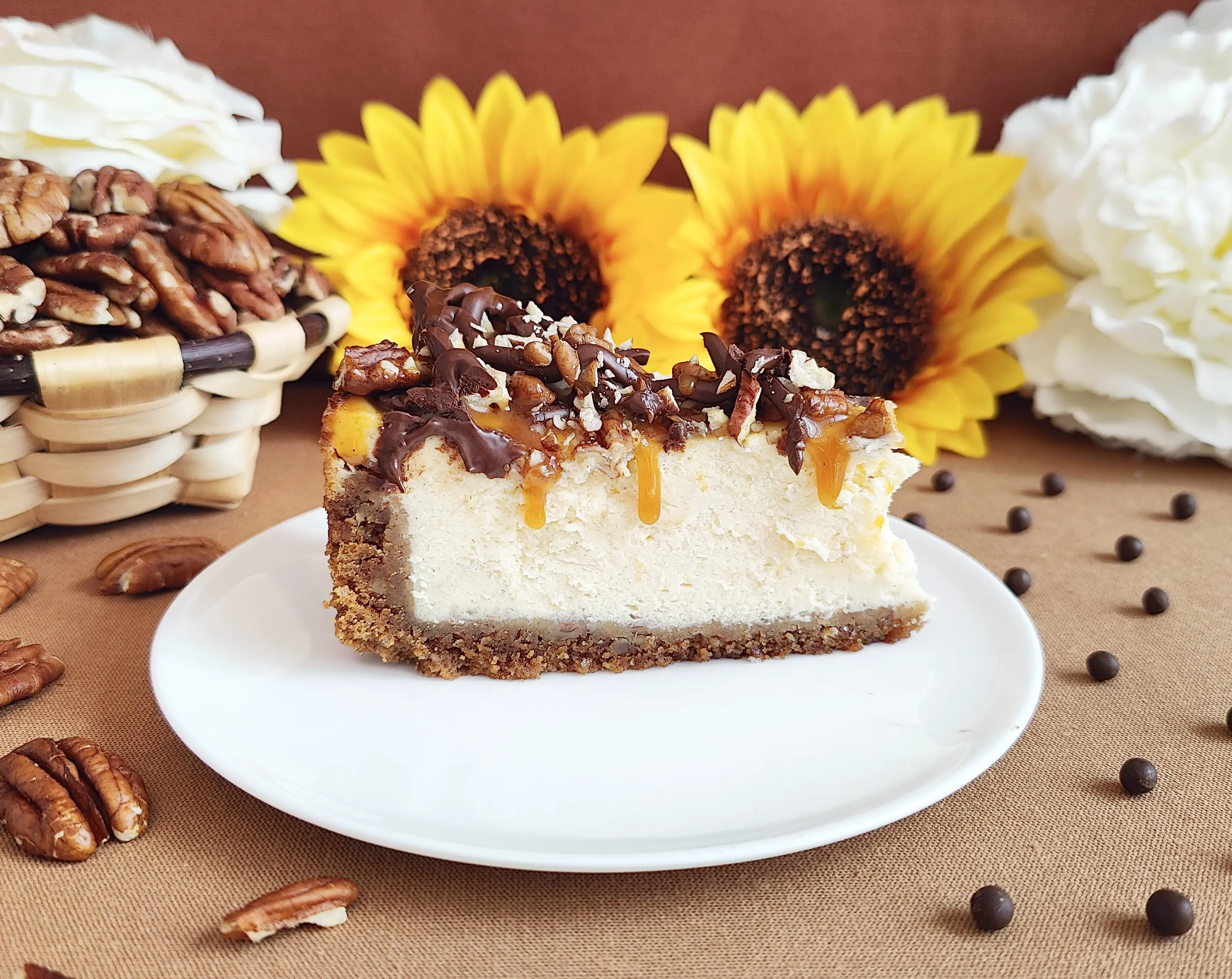 🌰🍫 Turtle cheesecake
