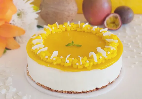 Passion fruit Mango Cheesecake