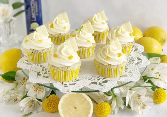 Lemon ginger cupcakes