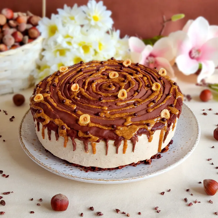 Hazelnut chocolate cheesecake